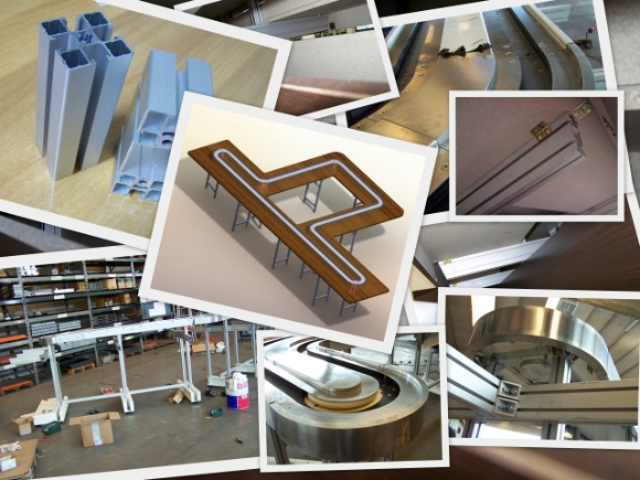 Design and construction of customized sushi conveyor
